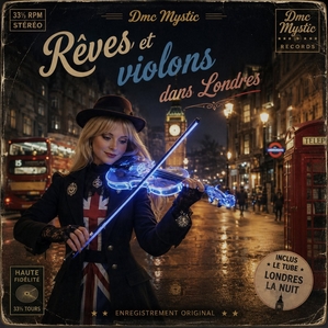DMC Mystic signe un album DNB émotionnel, mêlant violons, variations de tempo et ambiance londonienne.