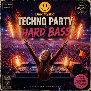 DMC Mystic dévoile Techno Party & Hard Bass, un album de 23 titres mêlant kicks lourds, basses profondes et atmosphères rave. 70 minutes de musique électronique moderne, entre techno rapide, hard bass et influences club. Un projet idéal pour les amateurs de sons puissants et de performances énergiques.