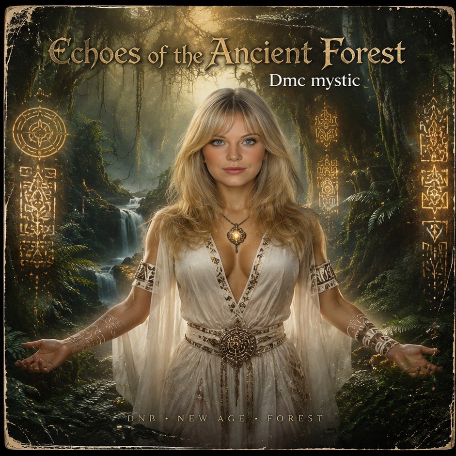 Les 12 titres racontent l’histoire d’une forêt ancienne qui murmure encore ses secrets. On y suit les traces d’esprits animaux, de druides et de forces naturelles oubliées. Les pulsations dum‑bass deviennent des battements de cœur, les textures forestiques des bruissements de feuilles, les nappes new‑age des halos de lumière. Echoes of the Ancient Forest est un film sonore, un conte musical où chaque piste ouvre un nouveau chapitre.