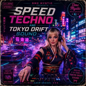 DMC Mystic dévoile ses MP3 Speed Techno et Tokyo Drift Sound. Un catalogue explosif pour les fans de rythmes rapides et immersifs.